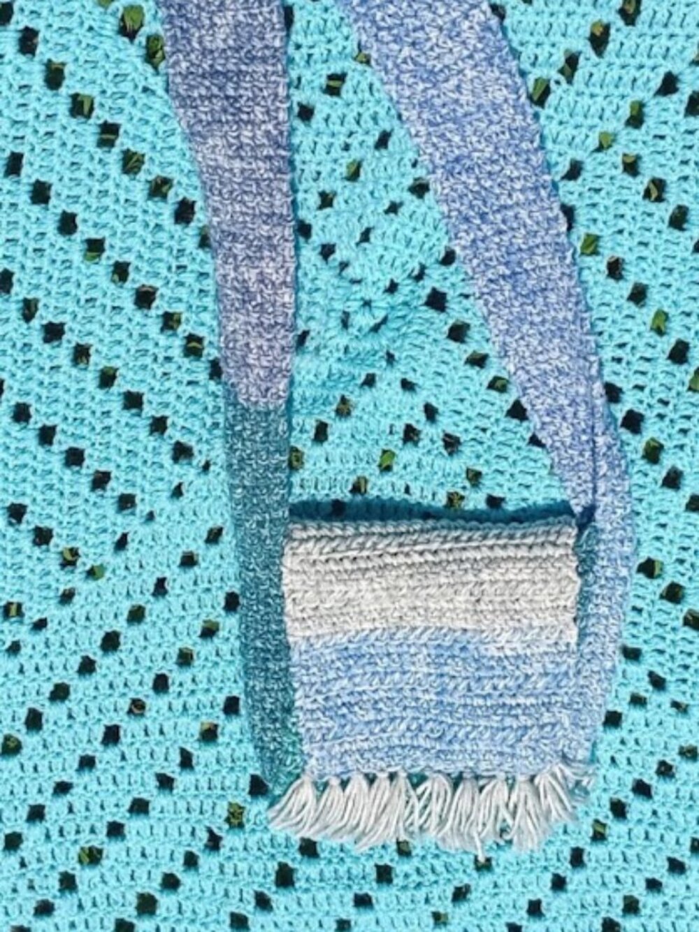 New unused crochet purse made by me!